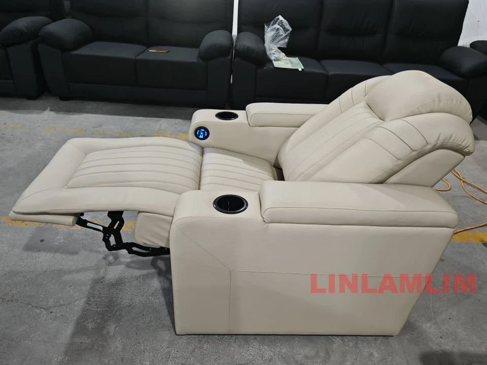 Luxury Recliner Genuine Leather Sofa Chair