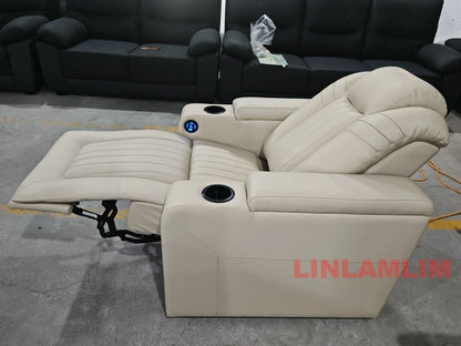 Luxury Recliner Genuine Leather Sofa Chair
