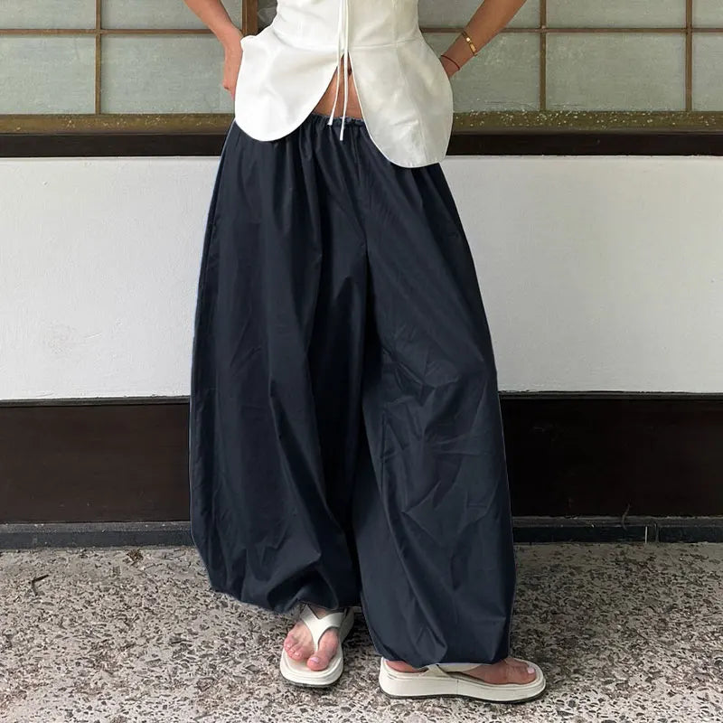Women Casual High Waist Long Pants