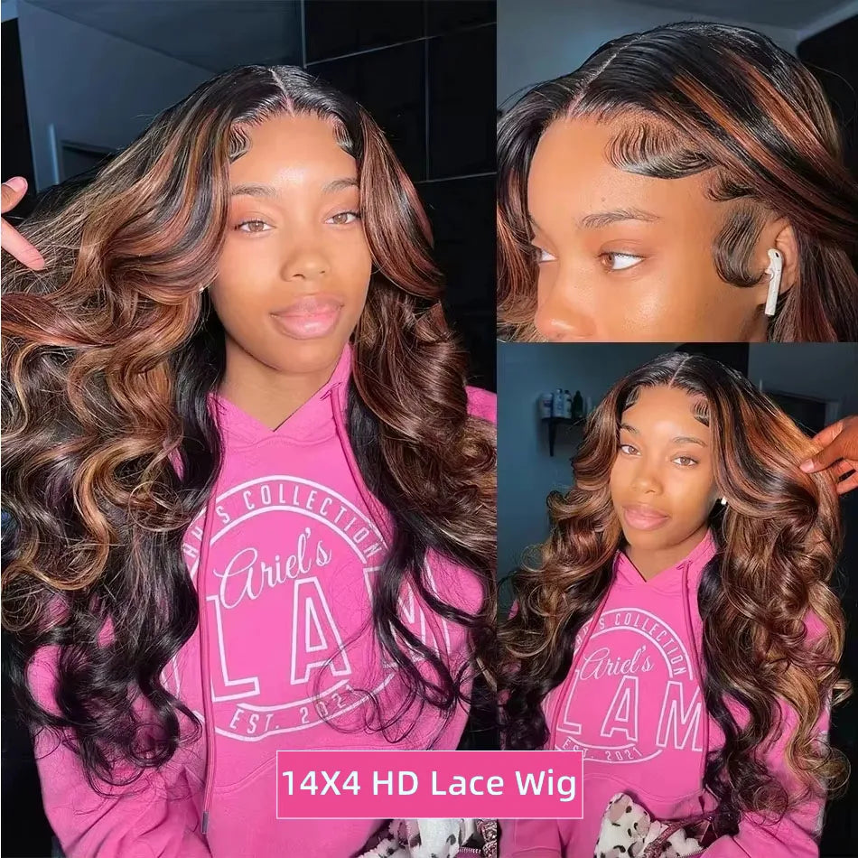 Mossily High Density Ombre Highlight Body Wave