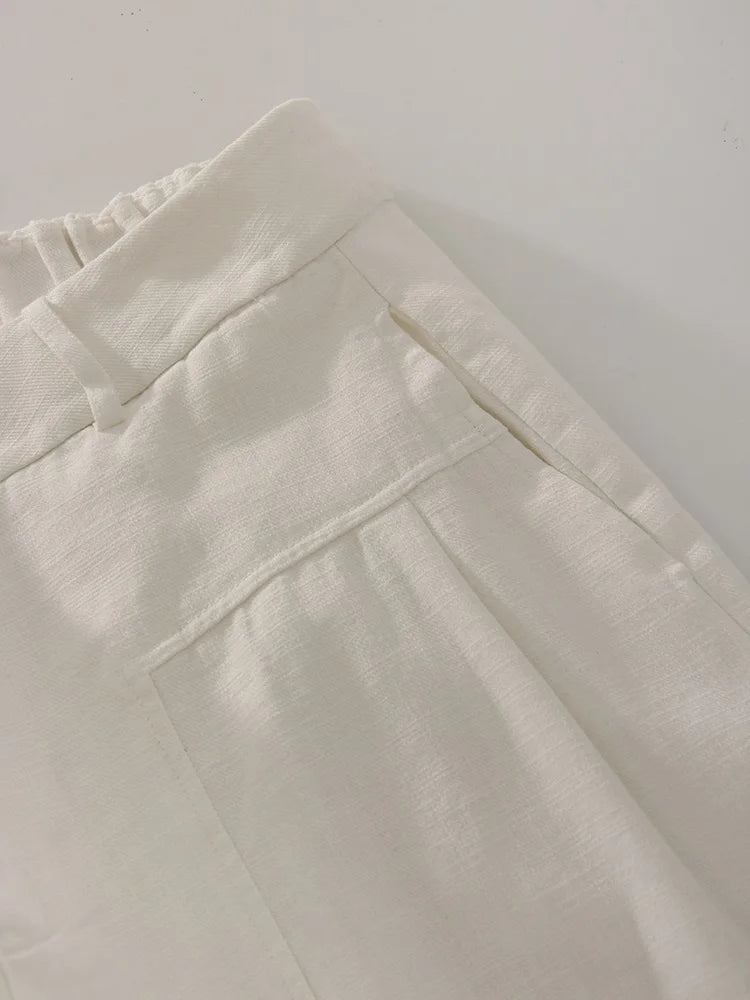 Women Wide Leg Formal Straight Leg Pants