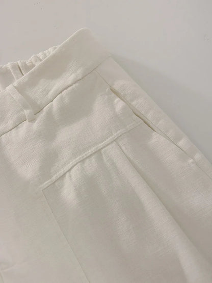 Women Wide Leg Formal Straight Leg Pants