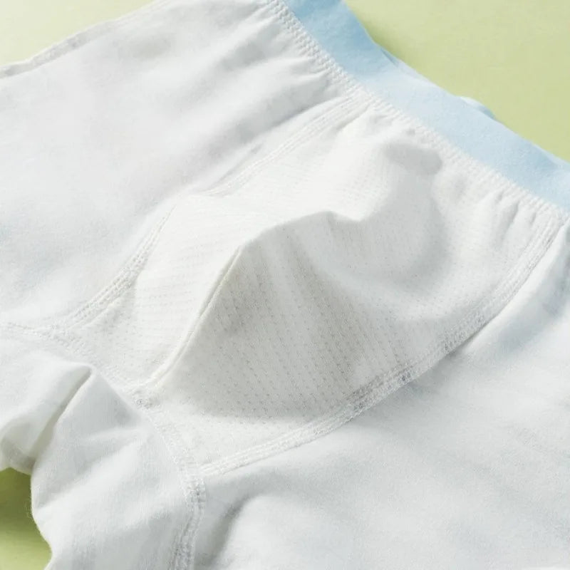 4PCS Cotton Antibacterial Boys Breathable Comfort Underwear