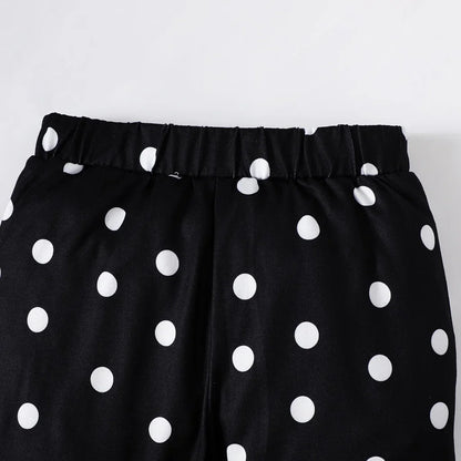 2PCS Girls Long Sleeves Cute Cartoon Top+Pants