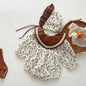 Baby Girls Long Sleeve Flower Embroidery Jumpsuit