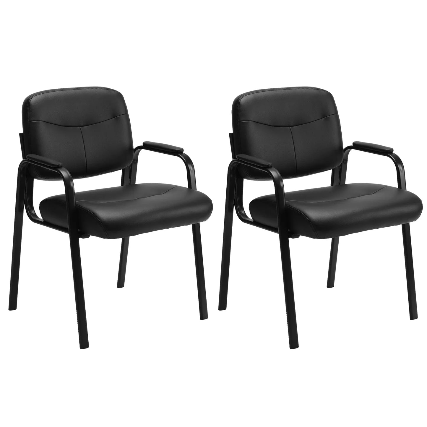 Pu Leather Office Waiting Room Guest Chair