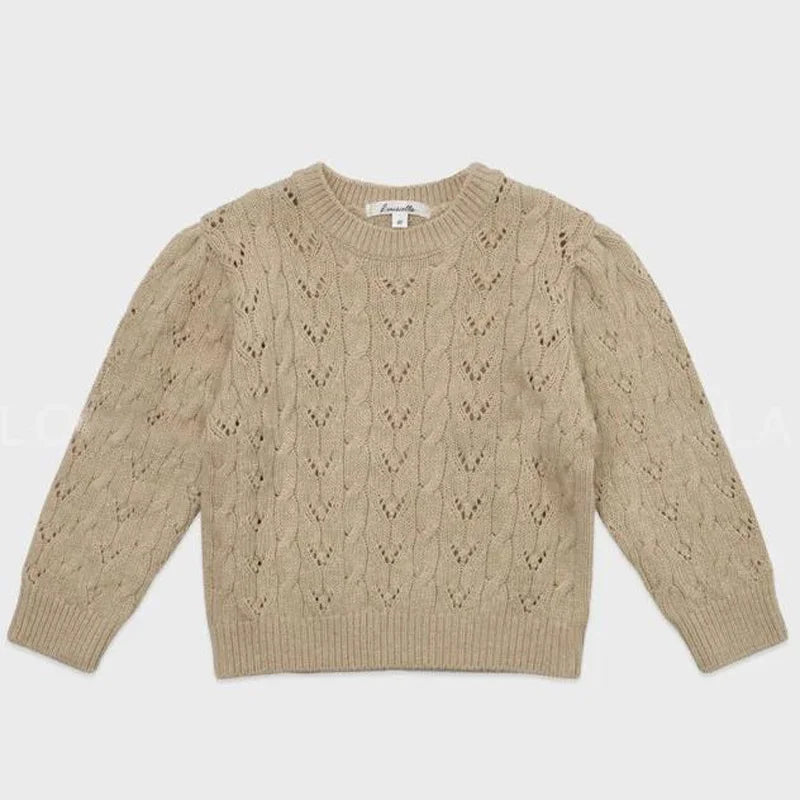 Long Sleeve Girls Top Pant Suit