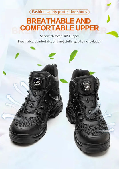 Men's Safety Work Boots Steel Toe Indestructible