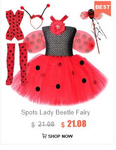 Rainbow Circus Costume Tutu Dress for Girls