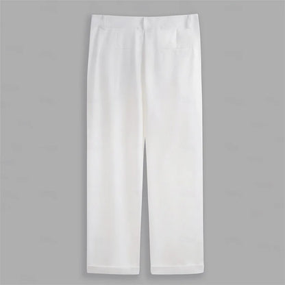 Men s  Fit Dress Pants Solid Color Flat Front