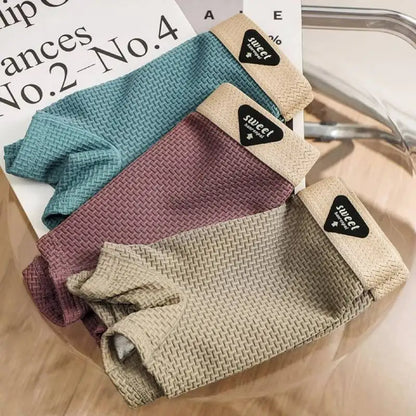 3pcs Women's Sports Boxers Shorts Ice Silk