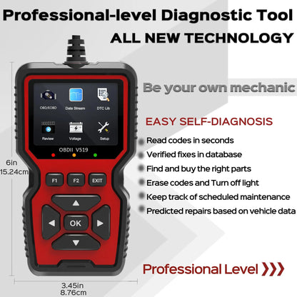 Mechanic OBDII Diagnostic Code Reader Tool