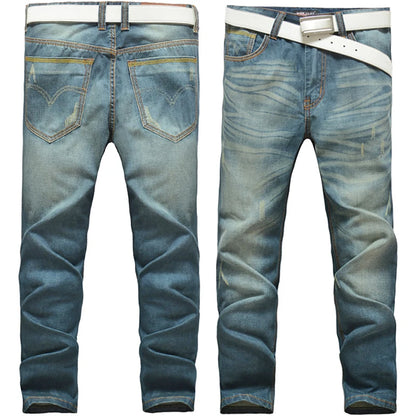 Ripped Plus Size Jeans for Men Fashion