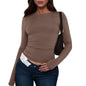 Sexy Cropped Womens Casual Skinny Slim T Shirts