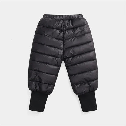Down Pants Boys Girls Thick Warm Trousers