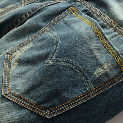 Ripped Plus Size Jeans for Men Fashion