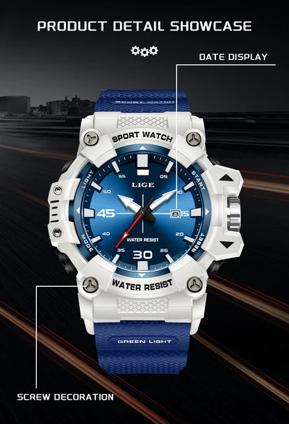 Male Fashion Sport Waterproof Quartz Wristwatches