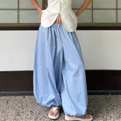 Women Casual High Waist Long Pants