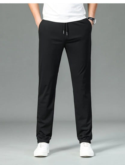 Silk Stretch Casual Fashion Long Pants Pencil