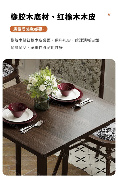 Western Dining Table and Chair Cafe Hotel