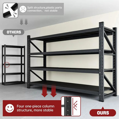 Storage Shelves, Heavy Duty Metal Adjustable Shelving
