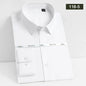 Men's White Long Sleeved Business Formal Wear Shirt