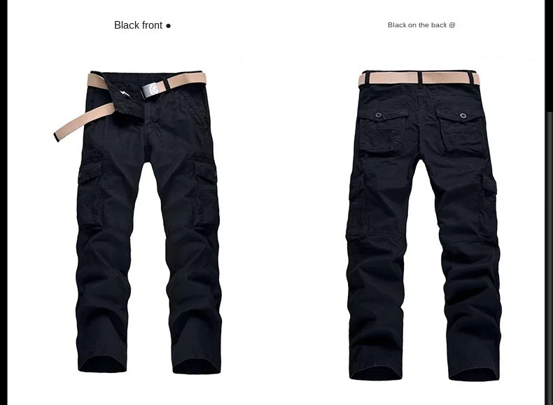 Work Khaki Tactical Pants Men Military Jogger