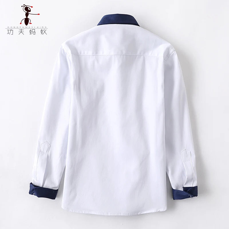 Boy Long Sleeve Plaid Shirts