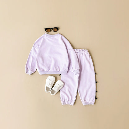 Love Sweatshirt Long Sleeve +Bow Pants