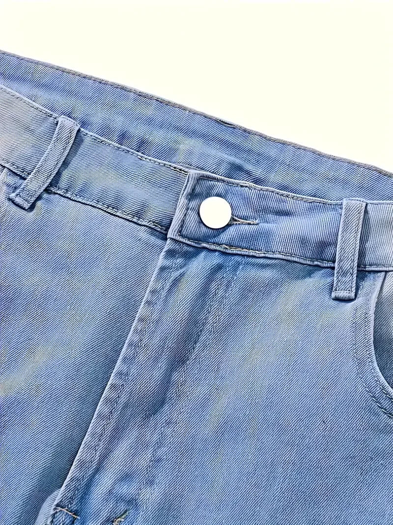 Men's Casual Slim Fit Ripped Jeans