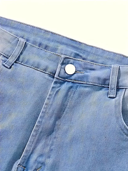 Men's Casual Slim Fit Ripped Jeans