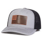1piece Unisex American Flag Leather Baseball Caps