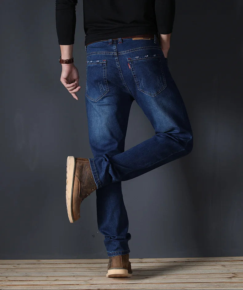 Ripped Plus Size Jeans for Men Fashion