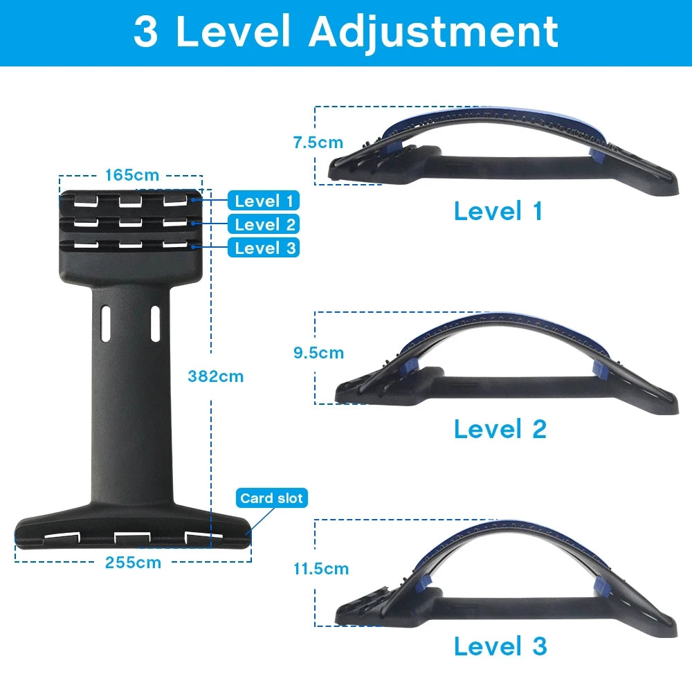 Magnetic Back Massage Muscle Relax Stretcher Therapy