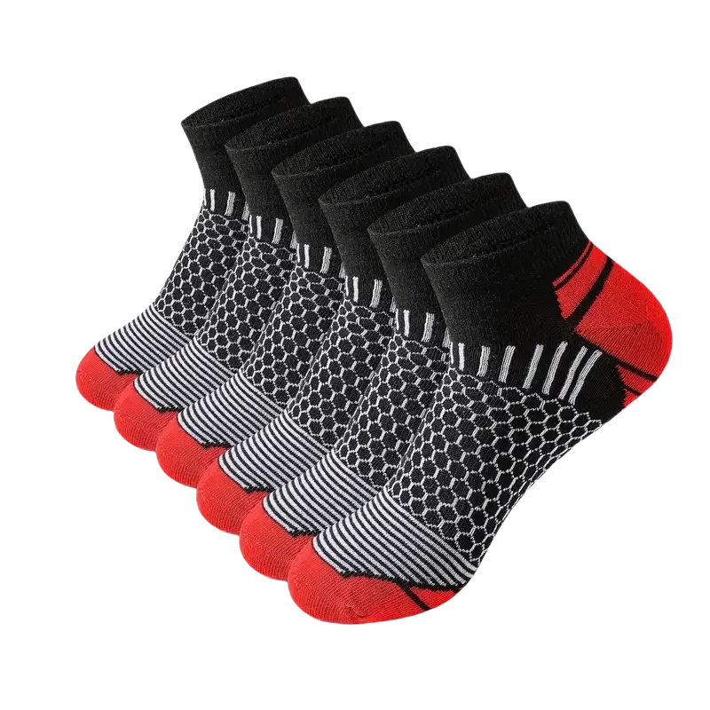 6 Pairs Men's Low Tub Socks