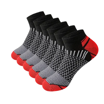 6 Pairs Men's Low Tub Socks