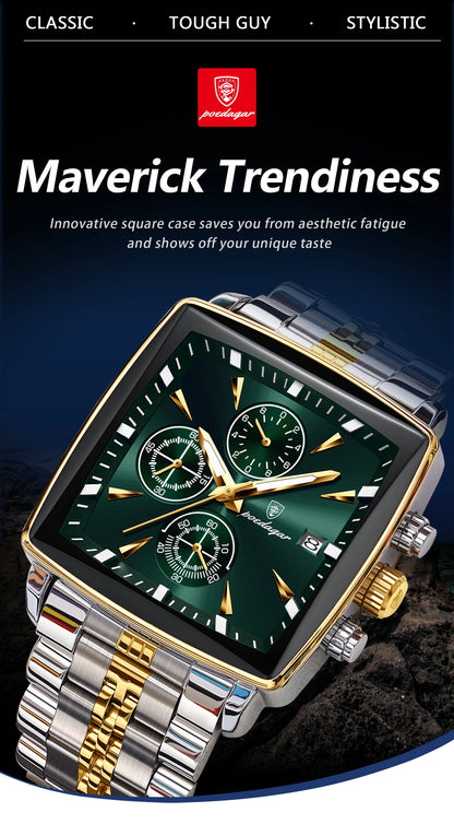 POEDAGAR Top Luxury Male Wristwatch Waterproof