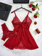 Women Erotic Bra Nightdress Sexy Lace Sleepwear