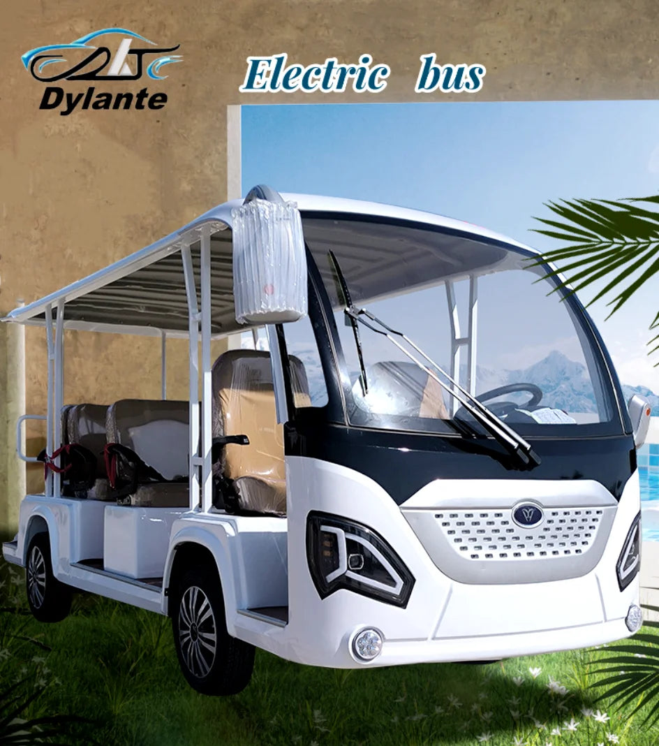 Luxury Exquisite 11-Seat Large Electric Tourist Bus