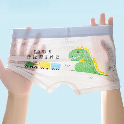 4PCS Boys Underwear Cartoon Print Knickers