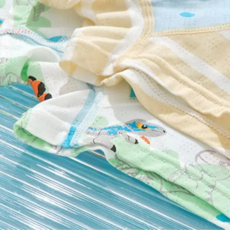 4PCS Cool Boys Cute Print Underwear
