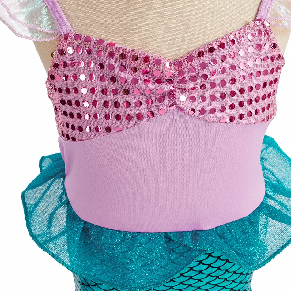 Girls Elsa Anna Dress Princess Carnival Jasmine Rapunzel