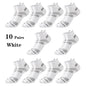 10 Pairs Men Ankle Athletic Socks