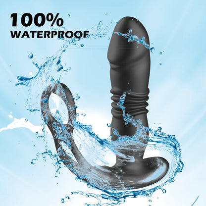 Male Prostate Massager Vibrator Thrusting Anal Plug