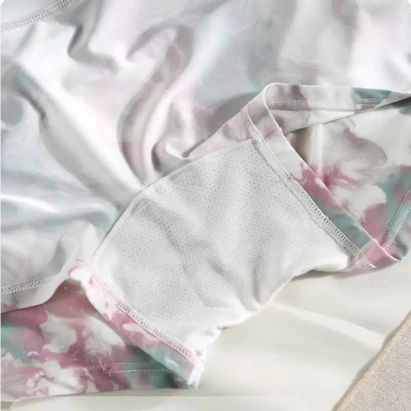 3pcs Women's Sports Boxers Shorts Ice Silk