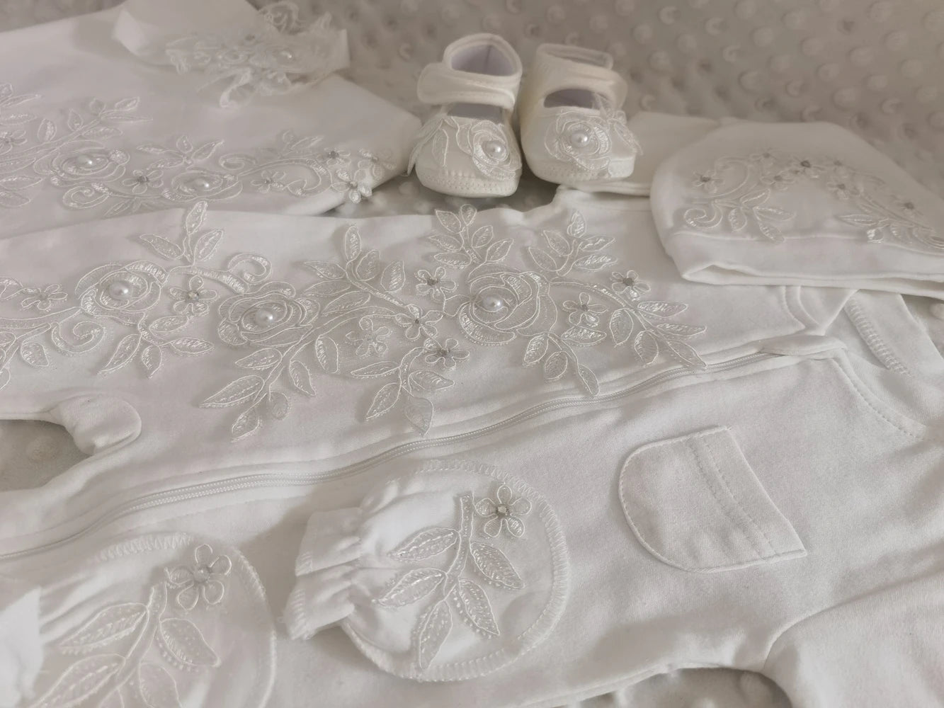 5 Pcs Girl/Boy Hospital Exit Newborn Bling Outfits