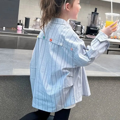 Stylish Lightweight Long Sleeve Tween Girls Shirt