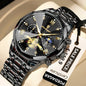 POEDAGAR Luxury Watch Top Original Waterproof Chronograph