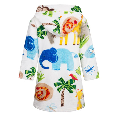 Boys/Girls Winter Colorful Bathrobe Sleepwear Loungewear