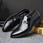 Black Patent Leather Business Men's Formal Shoes